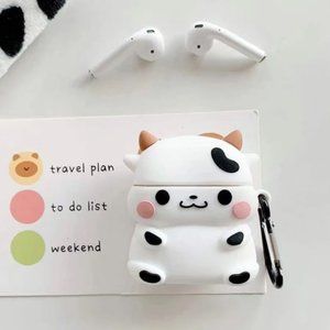 ** NEW ** Cute Cow AirPods Case Model 1/2